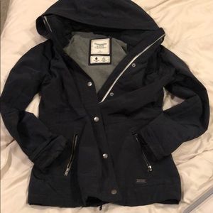 abercrombie is waterproof jacket with fleece i